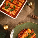 CANELONI DE FRANGO AO MOLHO BRANCO