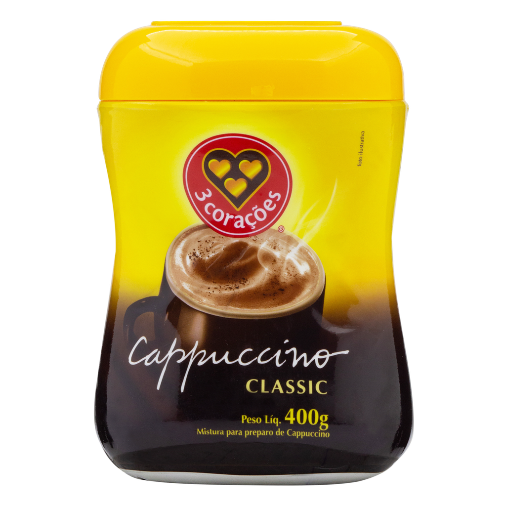 CAPPUCCINO 3 CORAÇÕES CLASSIC 200G