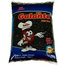 FEIJÃO PRETO GALANTE 1KG