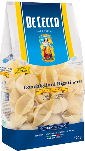 MACARRÃO ITALIANO DE CECCO CONCHIGLIONI 500G