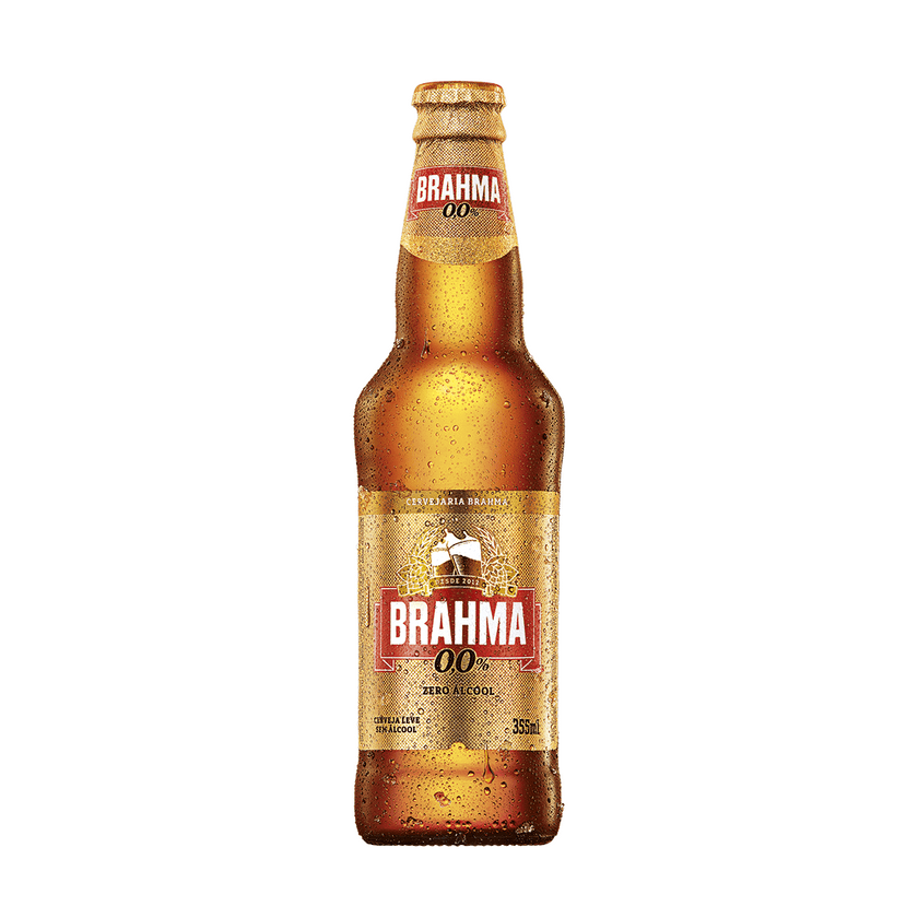 Cerveja Long Neck Brahma Chopp Zero Álcool  355ml