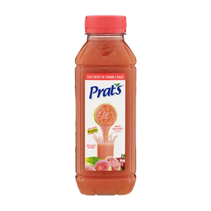 SUCO DE GOIABA E MAÇÃ PRATS 330ML