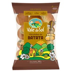 PÃEZINHOS DE BATATA VALE DO SOL 300G