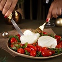 DUO DE BURRATA COM TOMATE CONFIT E MANJERICÃO - 700g