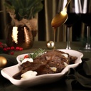 FILÉ  MIGNON ESCALOPE AO MOLHO DEMI GLACE