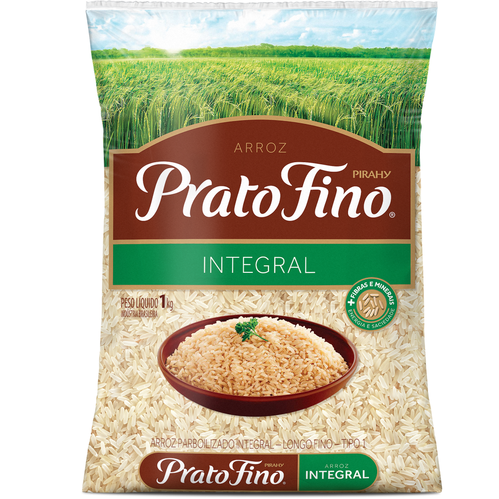 ARROZ INTEGRAL PRATO FINO - 1KG