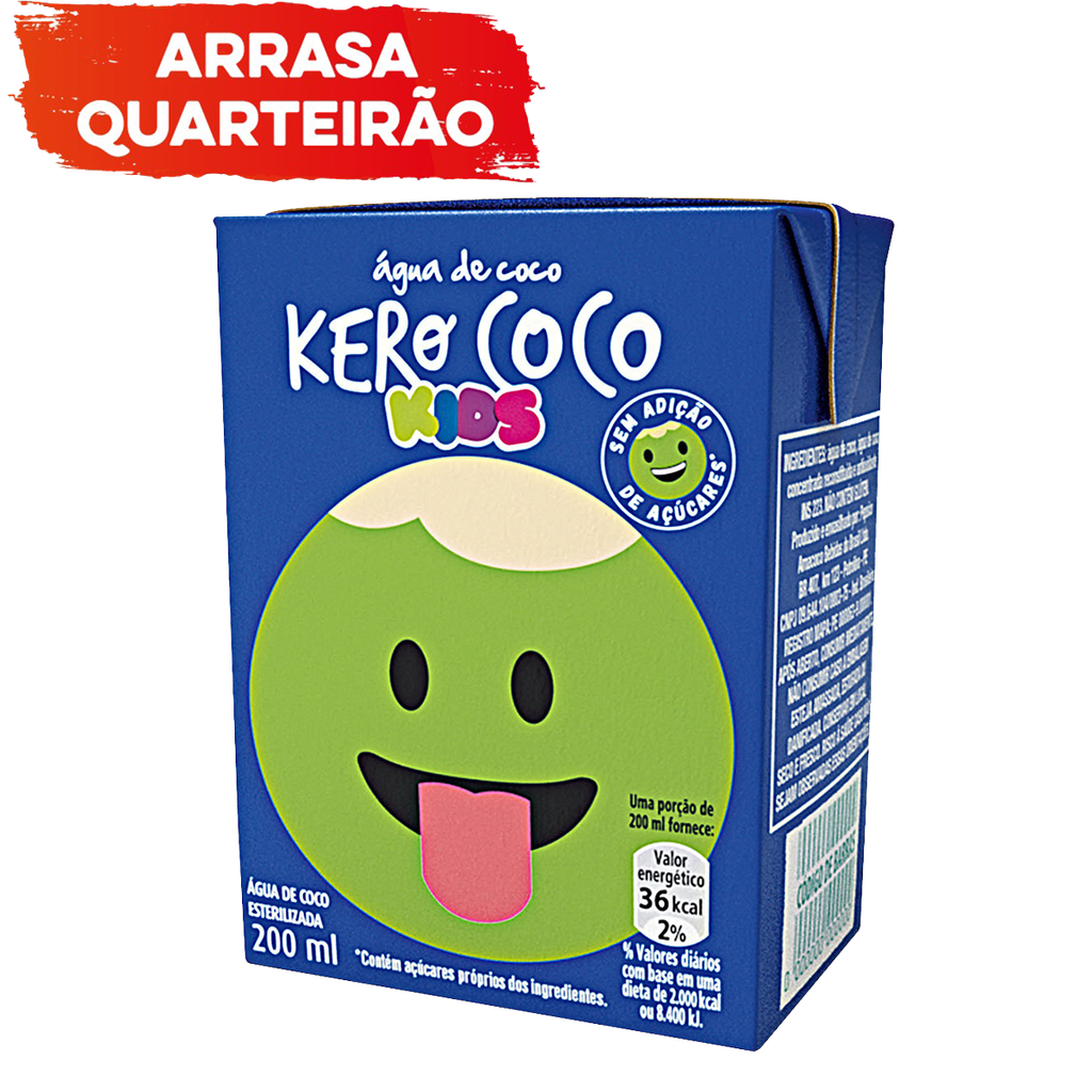 ÁGUA DE COCO KERO COCO KIDS 200ML