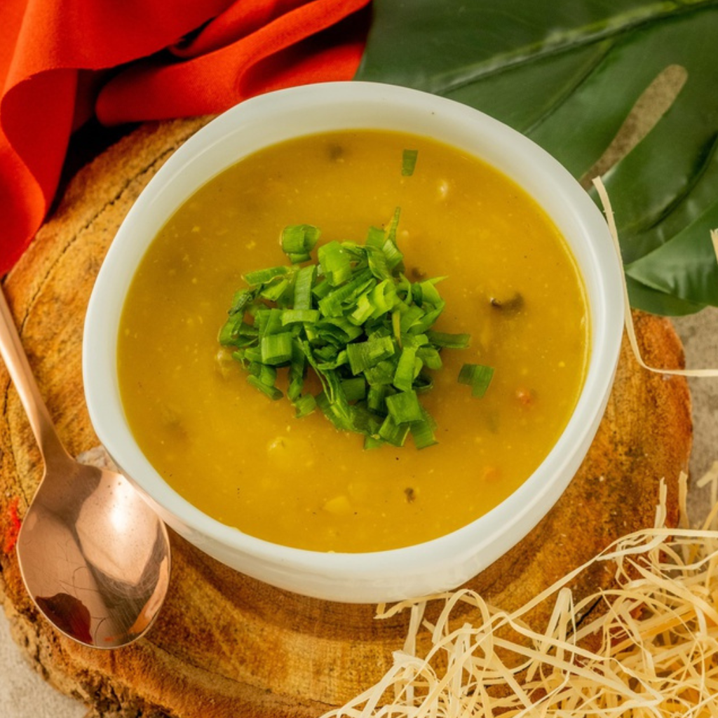 CALDO DE BATATA BAROA COM SHIMEJI