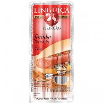 LINGUIÇA MISTA COZIDA DEFUMADA PERDIGÃO - 240G