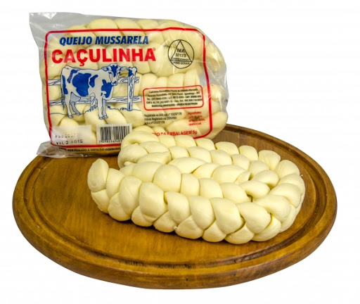 QUEIJO MUSSARELA TRANCINHA CAÇULINHA - APROXIMADAMENTE 500G