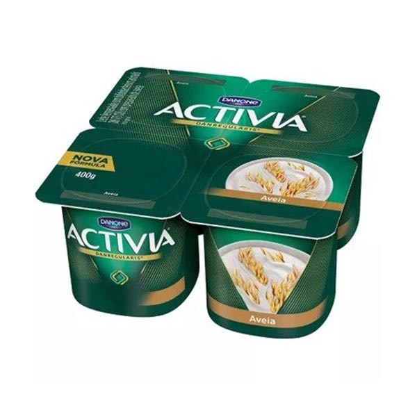 IOGURTE DANONE ACTIVIA POLPA AVEIA - 400G