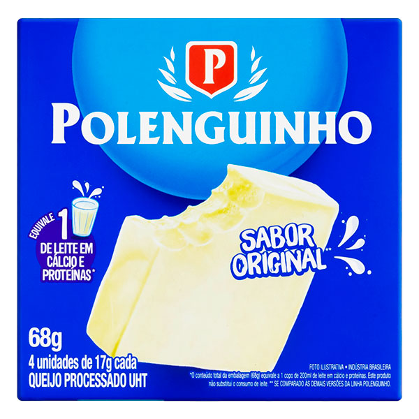 QUEIJO POLENGUINHO TRADICIONAL - 68G (COM 4 UN.)