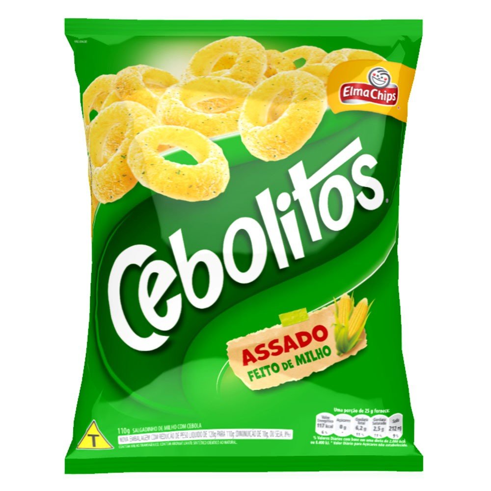 CHIPS CEBOLITOS ELMA CHIPS - 110g