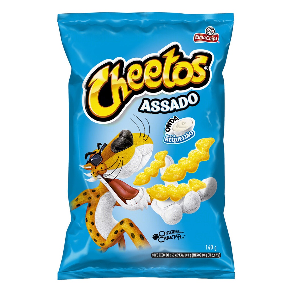 CHIPS CHEETOS ONDA SABOR REQUEIJÃO - 140g