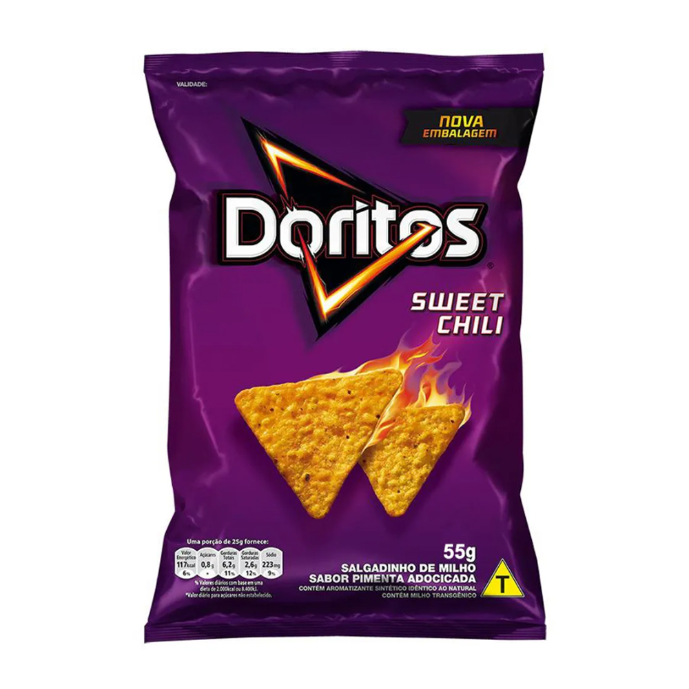 CHIPS DORITOS SABOR SWEET CHILLI - 55g