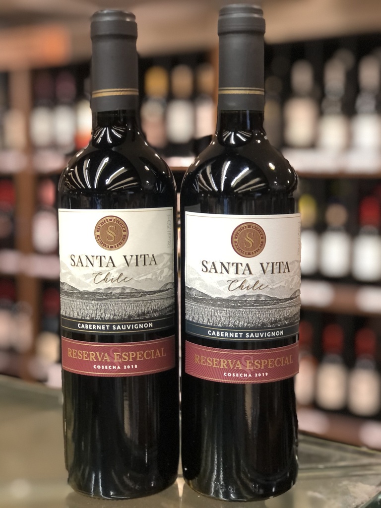 VINHO TINTO CHILENO SANTA VITA CABERNET SAUVIGNON 750mL