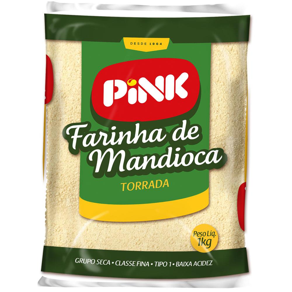 FARINHA DE MANDIOCA TORRADA PINK 1KG