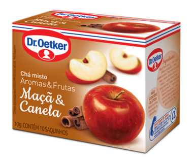 CHÁ DR.OETKER SABOR MAÇA/CANELA - 10g