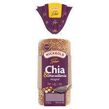 PÃO DE FORMA WICKBOLD  CHIA/MACADÂMIA - 400g