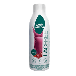 IOGURTE VERDE CAMPO LACFREE SABOR CRAMBERRY - 500g