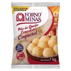 PÃO DE QUEIJO FORNO DE MINAS COQUETEL 1KG