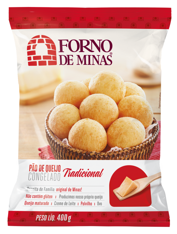 PÃO DE QUEIJO FORNO DE MINAS TRADICIONAL - 400G