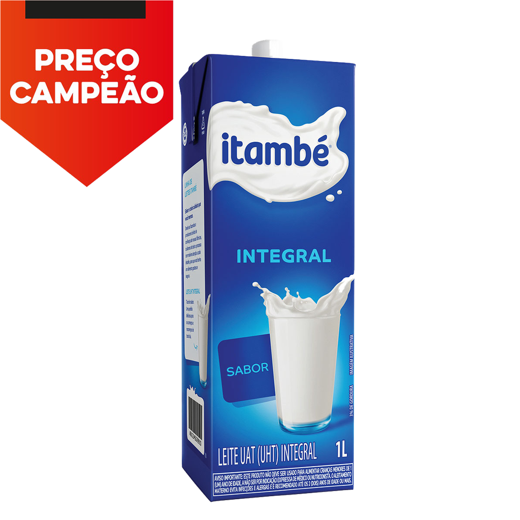 LEITE INTEGRAL ITAMBÉ 1L