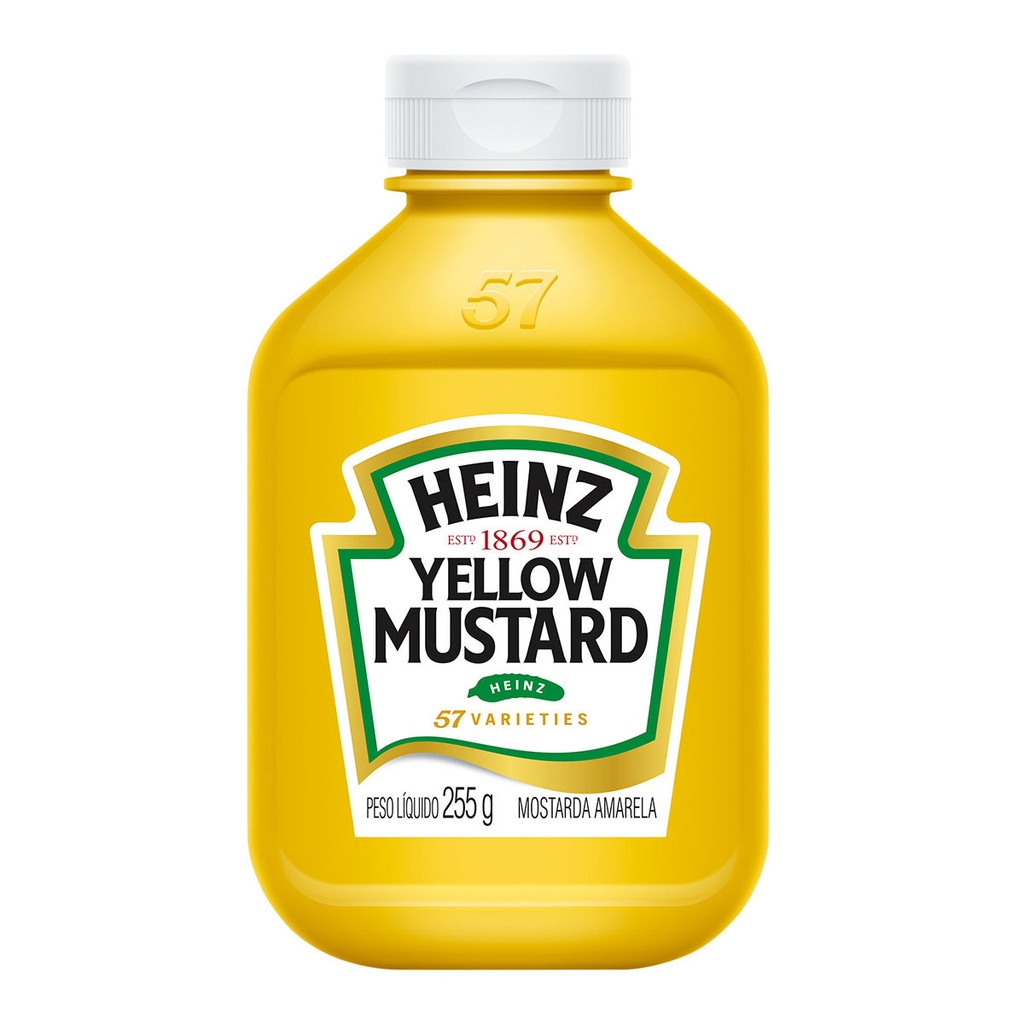 MOSTARDA  HEINZ YELLOW 255G