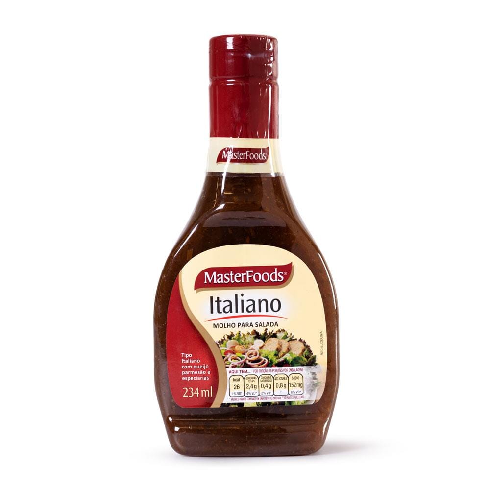 MOLHO ITALIANO PARA SALADA MASTERFOODS 234ML