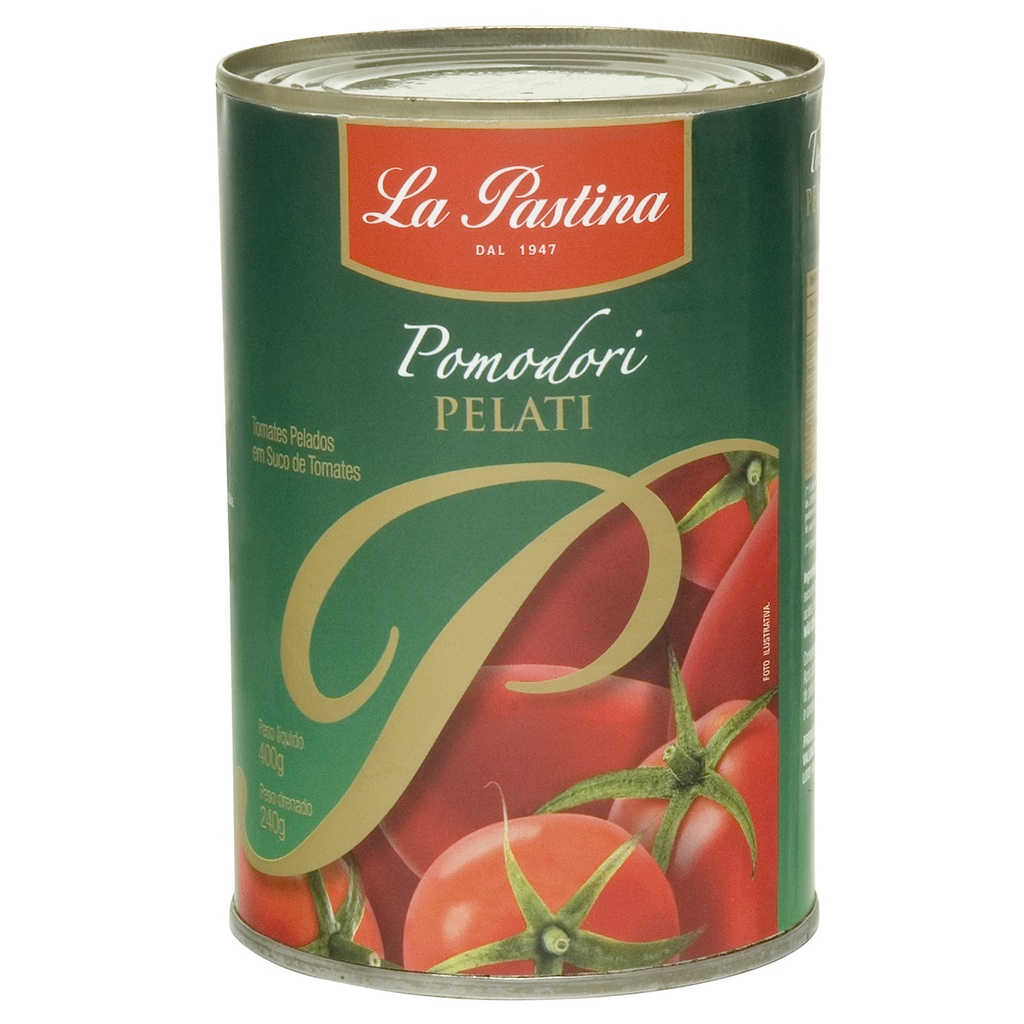 TOMATE PELADO LA PASTINA 400G