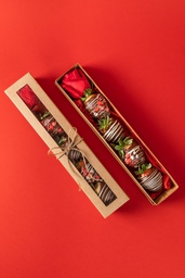 Gift Box Bombons de Morango e Rosa